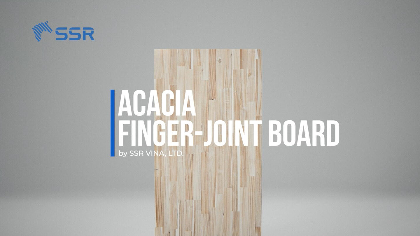 SSR VINA - Acacia Finger-Joint Board Concept, Video, Editing, Modelling and Animation