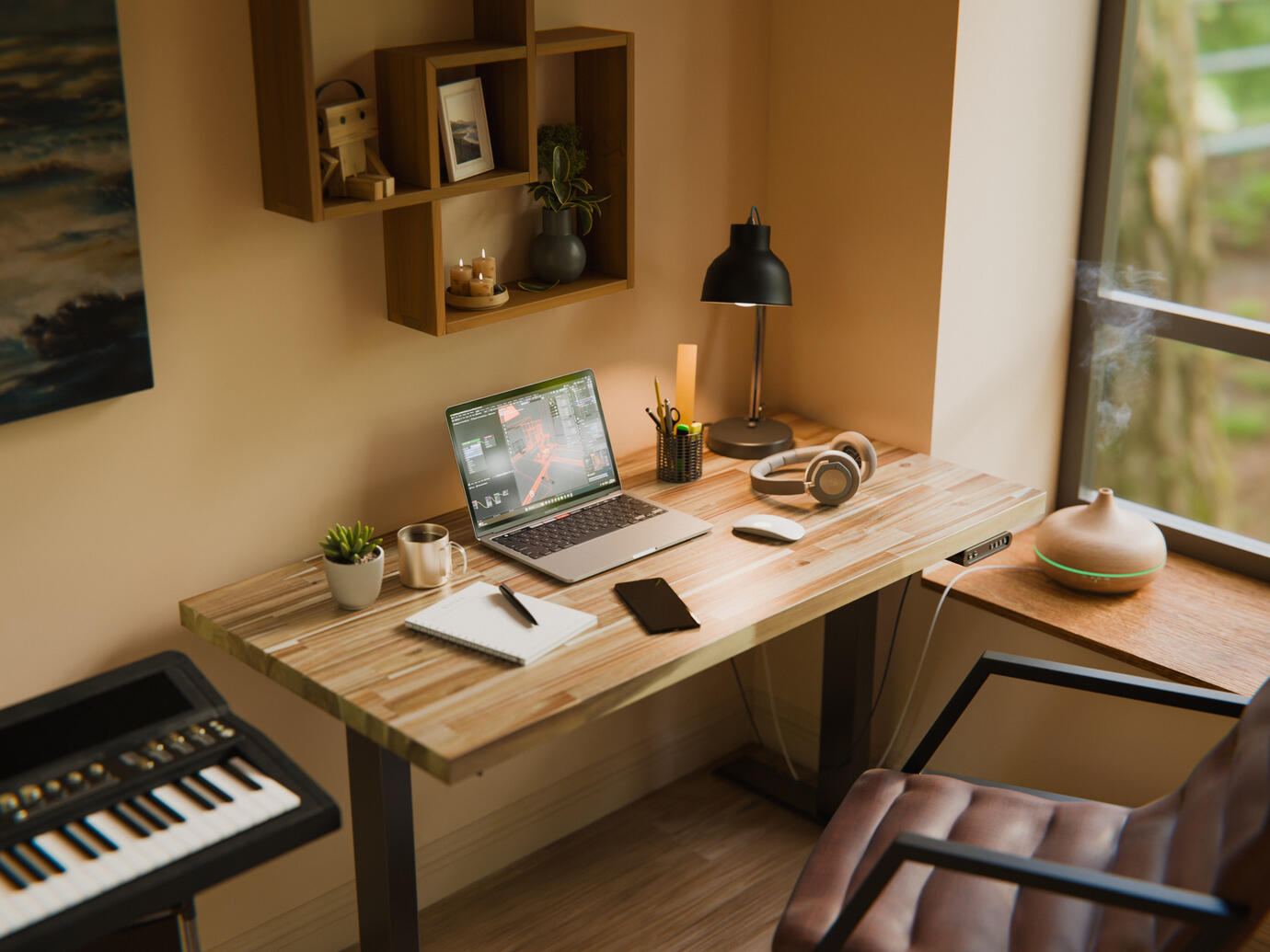 SSR VINA - Acacia Table Top Modelling, Shading, Rendering